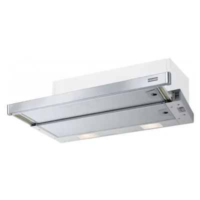 Franke Smart - iebūvējamais tvaika nosūcējs FTC 632L GR/XS, izvelkams, platums 60 cm, nerūsējošais tērauds 315.0547.796