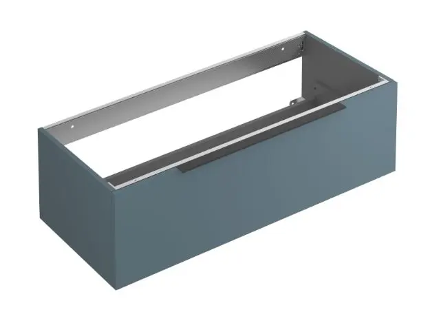 Kludi Icos - izlietnes skapītis, 100x50x35 cm, 1 atvilktne, matēts petrol 50S120O3