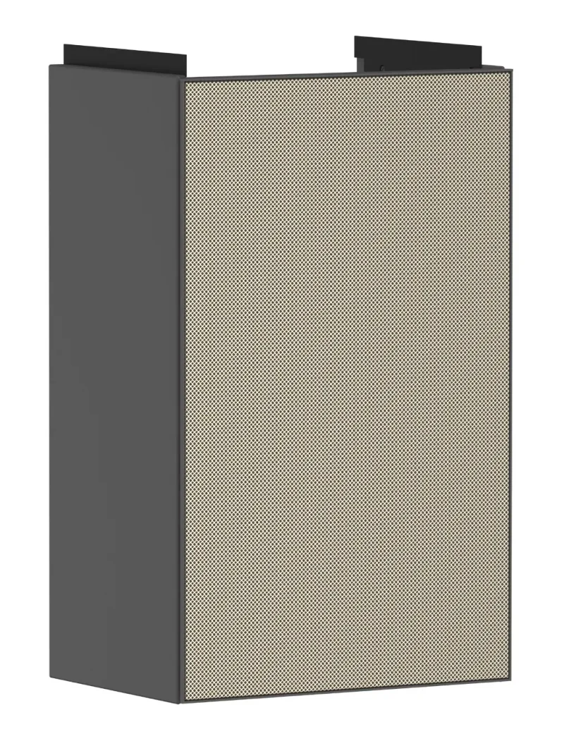 Hansgrohe Xevolos E - izlietnes skapītis 58x34x25 cm, 1 durvis, eņģes kreisajā pusē, matēti pelēks/bronza 54168390