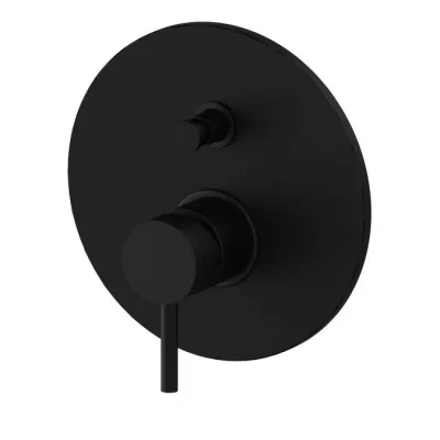 Paffoni Light - zemapmetuma maisītājs 2 patērētājiem, matēti melns LIG015NO