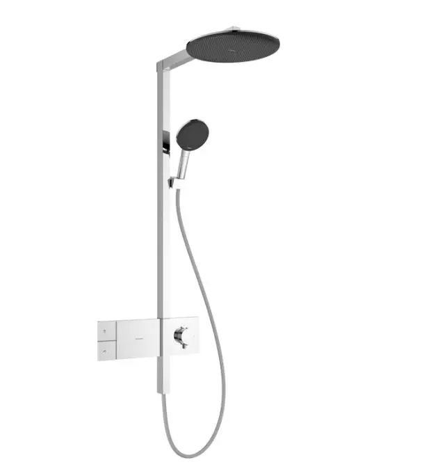 Hansgrohe Raindance Alive S - dušas komplekts ar termostatu, diametrs 30 cm, 3 strūklas veidi, hroms 24582000