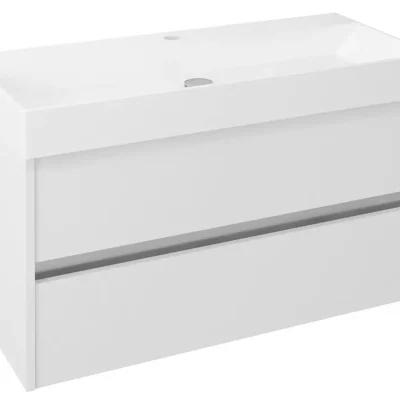 Sapho Nirona - izlietnes skapītis, 95x52x43 cm, balts NR100-3030