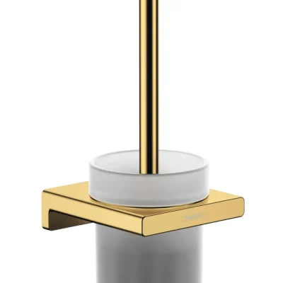 Hansgrohe AddStoris - sienas montējams birstes turētājs, stikls matēts/pulēta zelta apdare 41752990