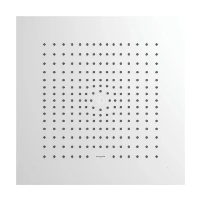 Hansgrohe Raindance E - galvas duša, 40x40 cm, matēti balta 26252700