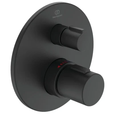 Ideal Standard CeraTherm - termostata dušas maisītājs, zemapmetuma, melns A5813XG