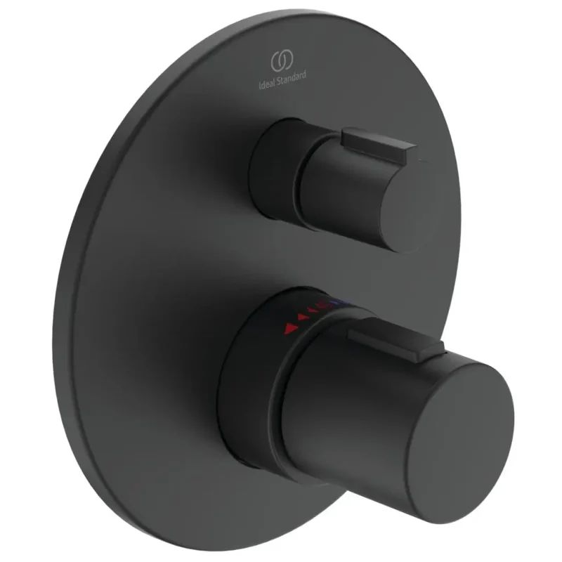 Ideal Standard CeraTherm - termostata dušas maisītājs, zemapmetuma, melns A5813XG