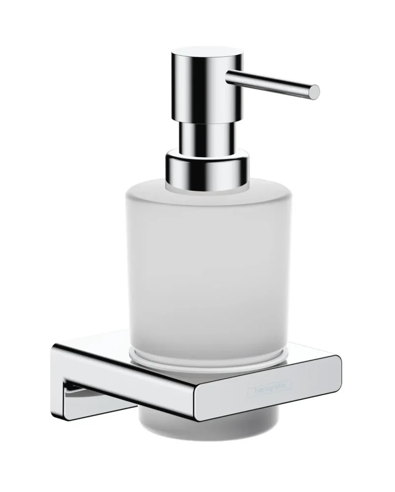 Hansgrohe AddStoris - ziepju dozators ar turētāju, matēts stikls / hromēts 41745000