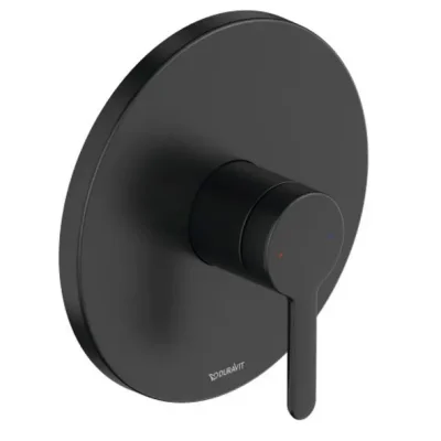 Duravit C.1 - zemapmetuma dušas maisītājs, matēti melns C14210010046