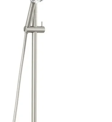 Kludi Logo - dušas komplekts ar termostatu, diametrs 25 cm, 3 sprauslas, matēts niķelis 68082N5-00