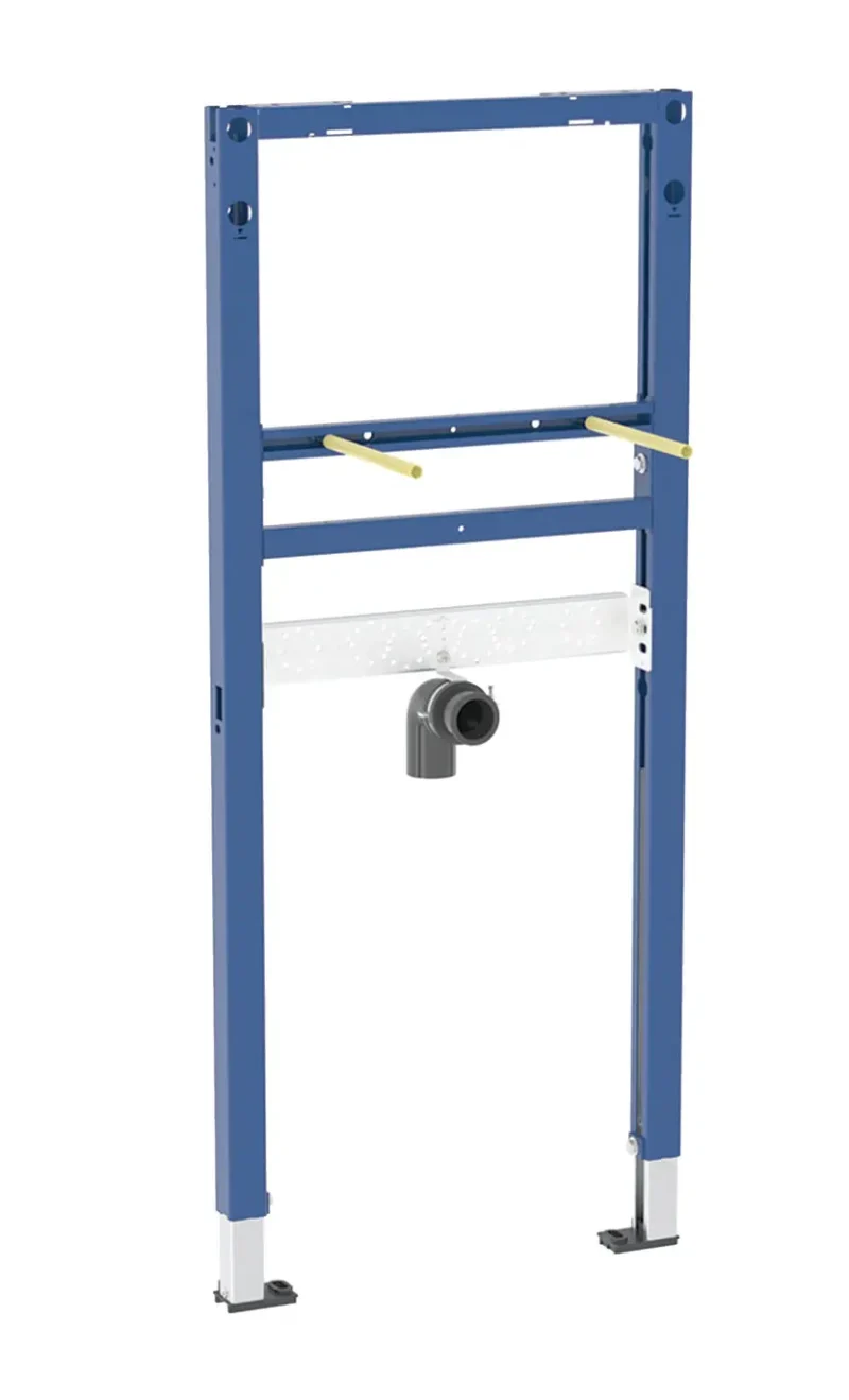Geberit Duofix - montāžas elements izlietnei, 112 cm, paredzēts stāvošiem maisītājiem 111.471.00.2