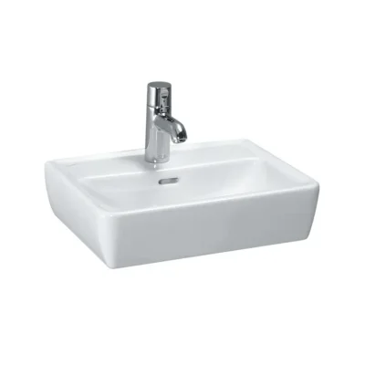 Laufen Pro - roku mazgājamā izlietne, 45x34 cm, 1 krāna caurums, balta H8119520001041