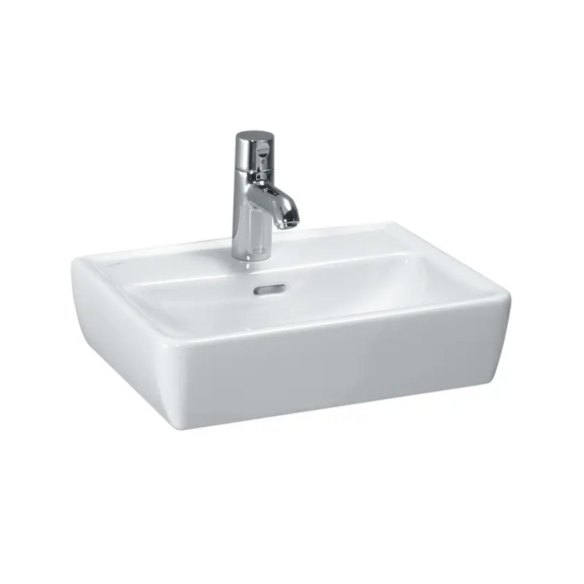 Laufen Pro - roku mazgājamā izlietne, 45x34 cm, 1 krāna caurums, balta H8119520001041