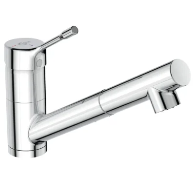 Ideal Standard Ceralook - virtuves maisītājs ar izvelkamu pieslēgumu, BlueStart, hroms BC294AA
