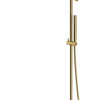 OMNIRES Y - dušas sistēma ar termostatu, diametrs 25 cm, birstēts zelts Y1244SUGLB