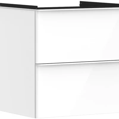 Hansgrohe Xelu Q - izlietnes apakšskapītis, 63x58x50 cm, 2 atvilktnes, balts spīdīgs/balts matēts 54023700