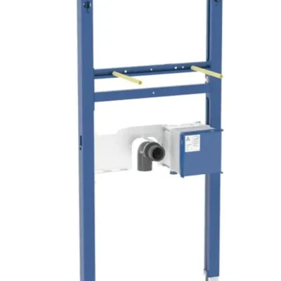 Geberit Duofix - montāžas elements paredzēts izlietnei, 112 cm, paredzēts elektroniskam stāvošam maisītājam ar funkciju kārbu zemapmetuma 111.551.00.2