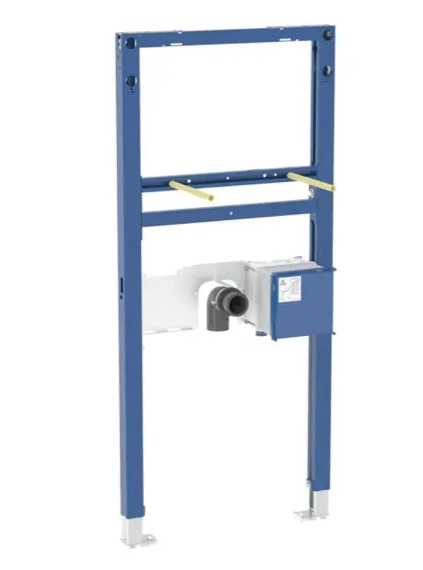 Geberit Duofix - montāžas elements paredzēts izlietnei, 112 cm, paredzēts elektroniskam stāvošam maisītājam ar funkciju kārbu zemapmetuma 111.551.00.2
