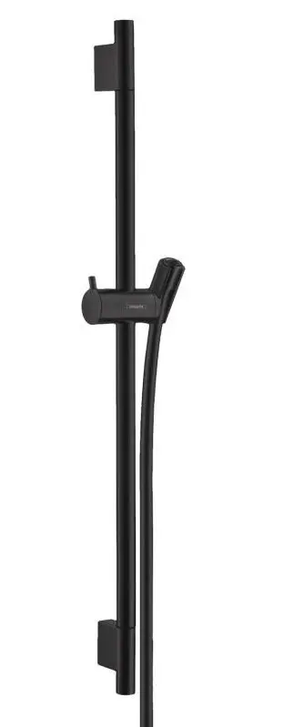 Hansgrohe Unica'S - dušas stienis 65 cm, ar dušas šļūteni, melns matēts 28632670