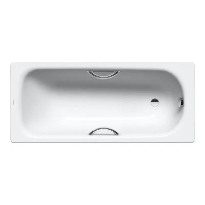 Kaldewei Advantage - Taisnstūrveida vanna Saniform Plus Star 335, 170x70 cm, ar rokturu atverēm, neslīdoša, pērļu efekts, balta 133530003001
