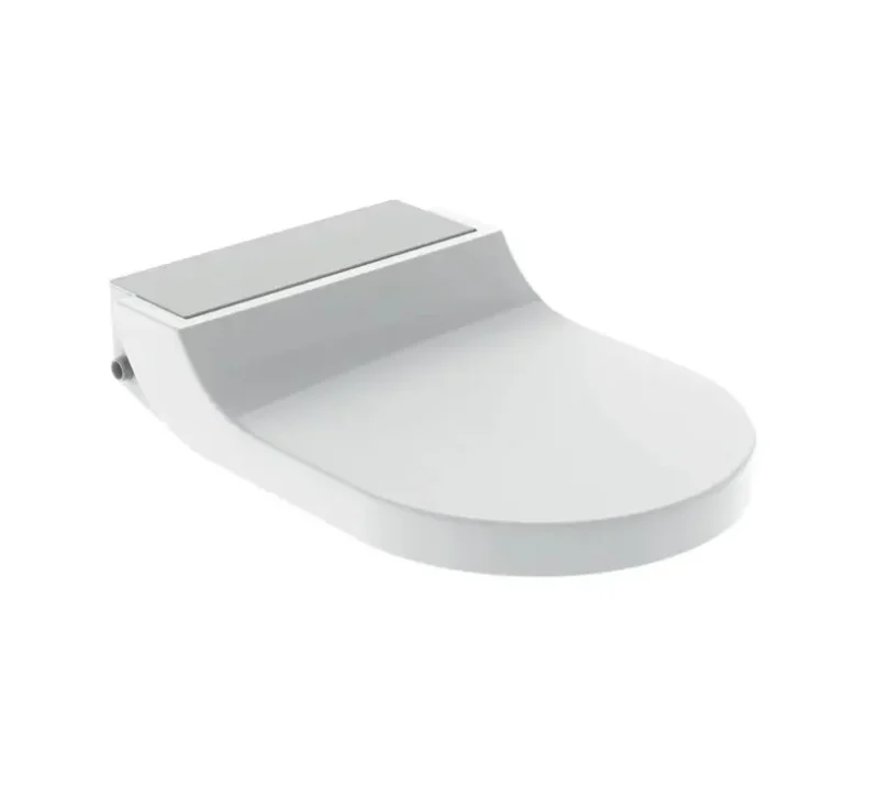 Geberit AquaClean - elektronisks bidē sēdeklis Tuma Comfort, SoftClosing, nerūsējošais tērauds birstēts 146.270.FW.1