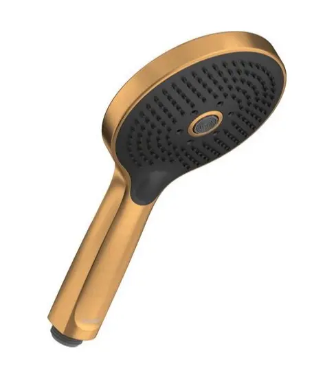 Duravit dušas - rokas duša, 3 strūklas veidi, MinusFlow, matēta bronza UV0652017004