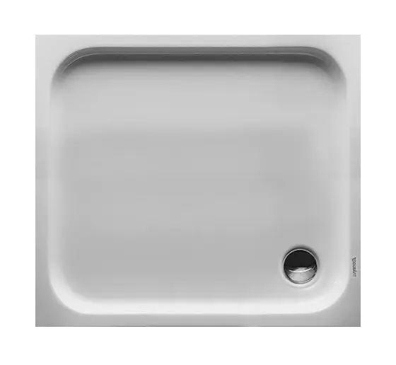 Duravit D-Code - dušas paliktnis 100x90 cm, pretslīdes, alpinbalts 720107000000001