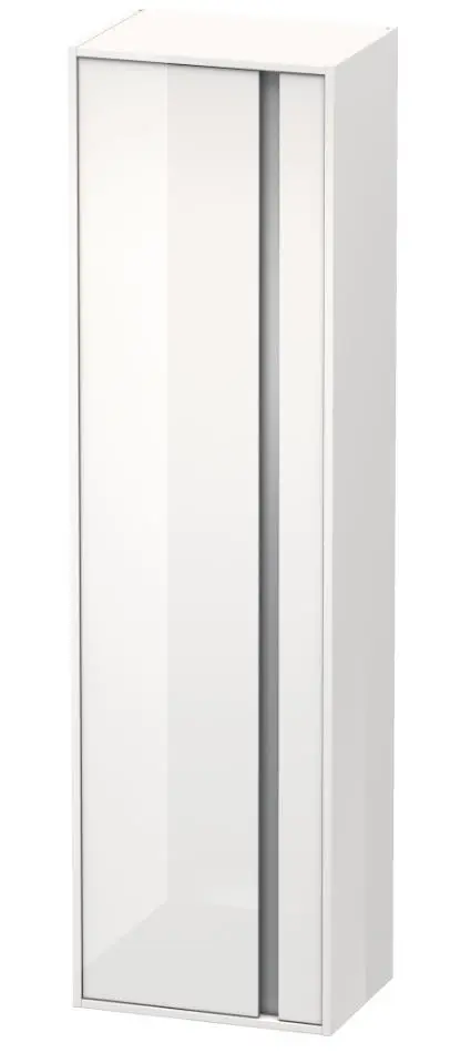 Duravit Ketho - augstais skapītis 180x50x36 cm, pa kreisi, balts spīdīgs KT1265L2222