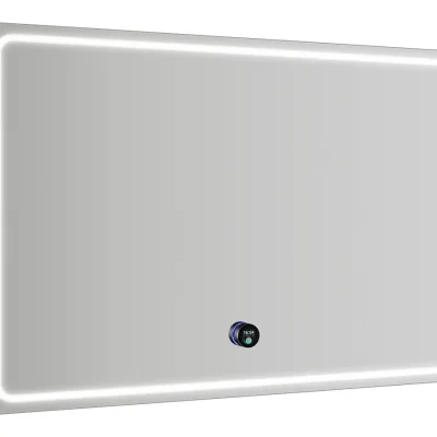 Sapho Gemini - spogulis ar LED apgaismojumu un apsildi, 100x70 cm, skārienjutīgs sensors GM100K