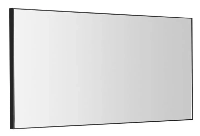 Sapho spogulis - spogulis Arowana rāmī, 100x50 cm, matēti melns AWB1050