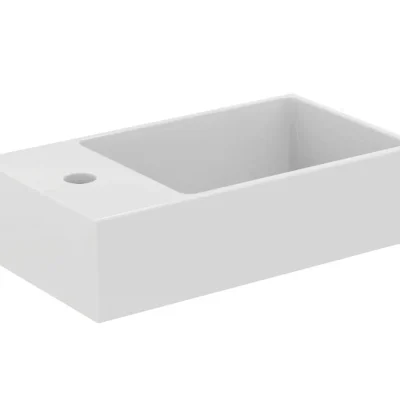 Ideal Standard Extra - roku mazgājamā izlietne 45x25 cm, ar pārplūdi, jaucējkrāna caurumu, balta T373301