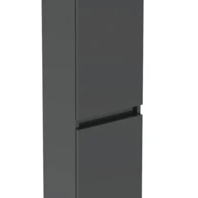Ideal Standard Eurovit+ - augstais skapis, 150x30x24 cm, 2 durvis, eņģes kreisajā/labajā pusē, pelēks spīdīgs R0268TI