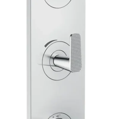 Axor Citterio C - zemapmetuma termostata maisītājs 2 patērētājiem, hroms 49701000