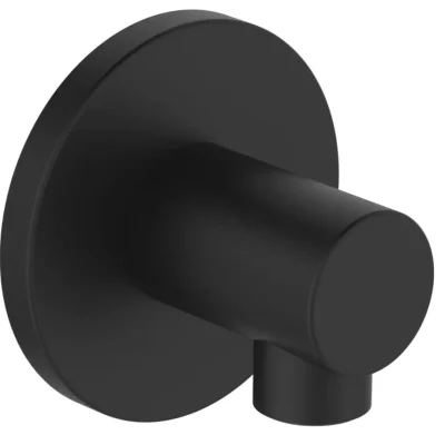 Hansa pieslēguma līkumi - sienas pieslēguma līkums, matēti melns 5118017333