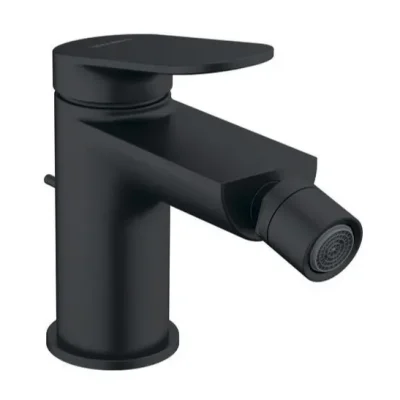 Duravit Wave - bideta maisītājs ar noteces komplektu, matēti melns WA2400001046