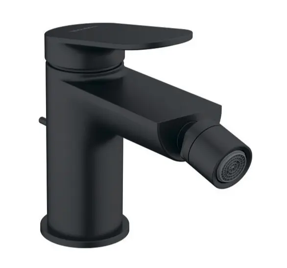 Duravit Wave - bideta maisītājs ar noteces komplektu, matēti melns WA2400001046