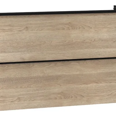 Hansgrohe Xelu Q - izlietnes skapītis, 63x118x50 cm, 2 atvilktnes, dabīgs ozols/matēti melns 54037670
