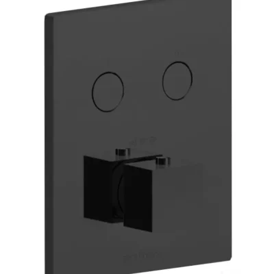 Paffoni Compact Box - zemapmetuma termostata maisītājs, 2 patērētājiem, matēti melns CPT518NO