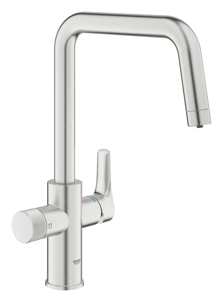 Grohe Blue Pure - virtuves izlietnes maisītājs Start ar filtra funkciju, Supersteel 30595DC0