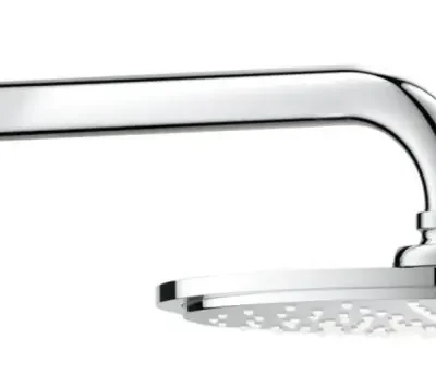 Grohe Rainshower - galvas duša Cosmopolitan, diametrs 21 cm, izvirzījums 29 cm, balta / hromēta 26052000