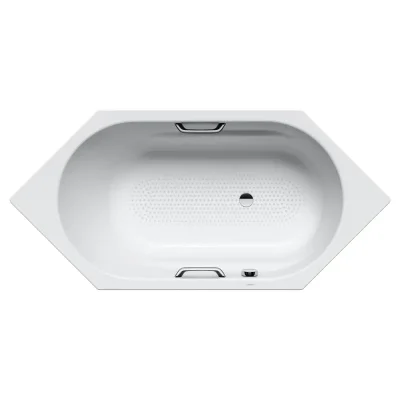 Kaldewei Ambiente - Vanna Vaio 6 Star. Modelis 959, 190x90 cm, ar rokturu atverēm, pilnībā neslīdoša, balta 233934010001