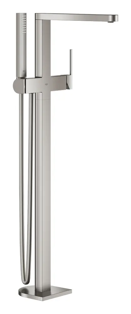 Grohe Plus - vannas maisītājs, grīdas montāža, Supersteel 23846DC3