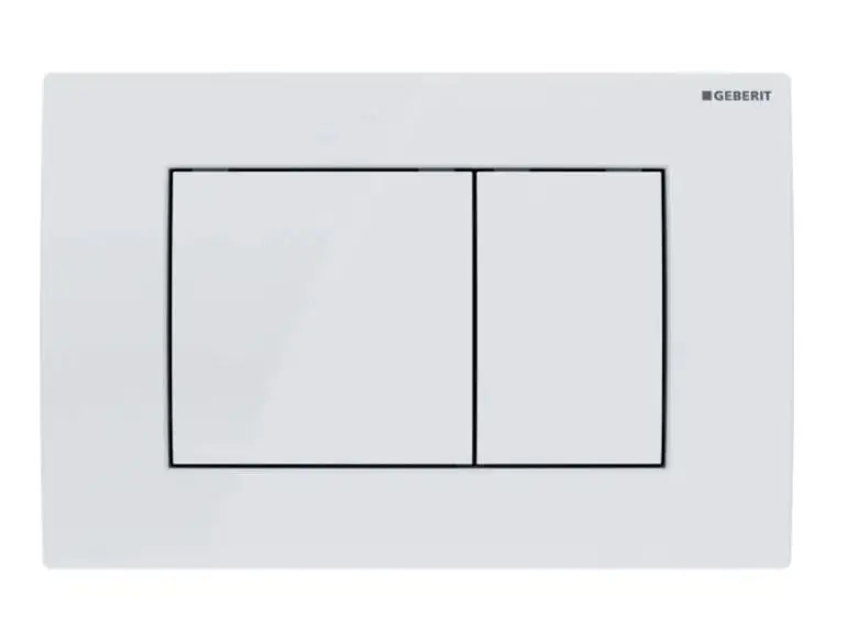 Geberit Delta30 - skalošanas vadības plate, alpu balta 115.137.11.1