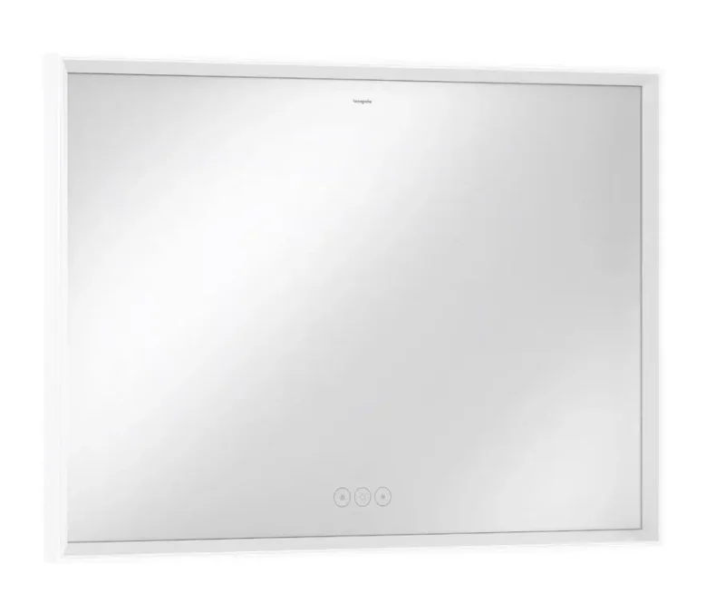 Hansgrohe Xarita E - spogulis ar LED apgaismojumu un apsildi, 100x70 cm, skārien sensors, balts matēts 54986700