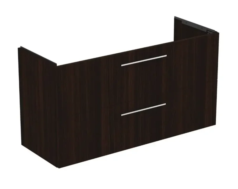 Ideal Standard i.Life A - izlietnes skapītis, 120x44x63 cm, 2 atvilktnes, kafijas ozols T5258NW