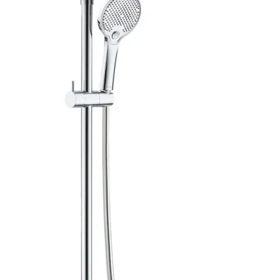 kielle Nefia - dušas komplekts ar termostatu, 24 cm, 3 strūklas veidi, hroms 20627010E