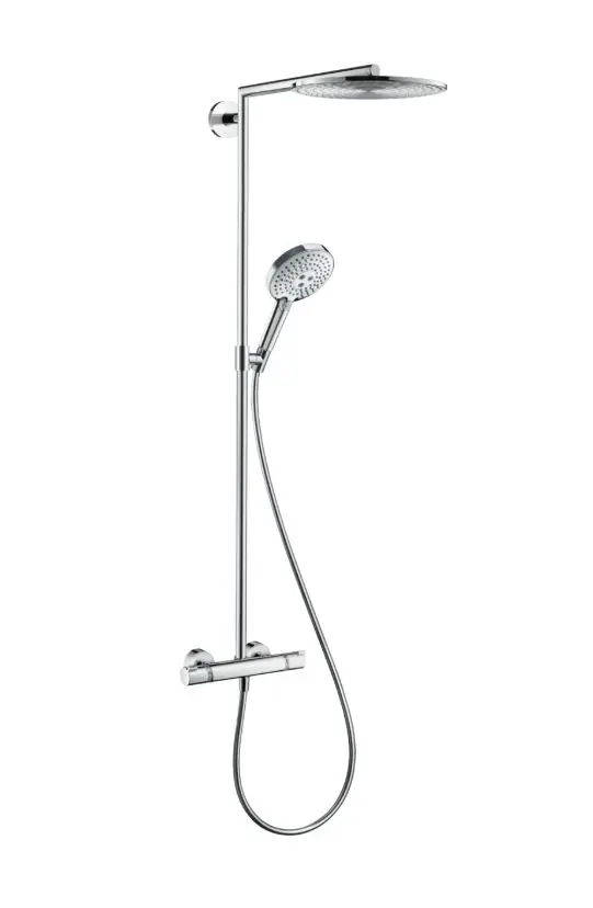 Hansgrohe Raindance S - dušas sistēma ar termostata maisītāju 30 cm, hromēts 27114000