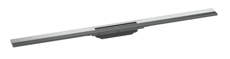 Hansgrohe RainDrain Flex - dušas noteka 1000 ar nerūsējošā tērauda resti, saīsināma, brīva montāža, hromēta 56046000