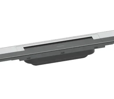 Hansgrohe RainDrain Flex - dušas noteka 1200 ar nerūsējošā tērauda resti, saīsināma, brīva montāža, hromēts 56047000