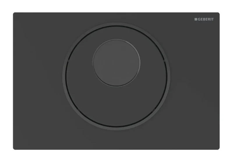Geberit Sigma10 - elektroniskā vadības plate, tīkla barošana, easy to clean, melns matēts 115.890.16.6