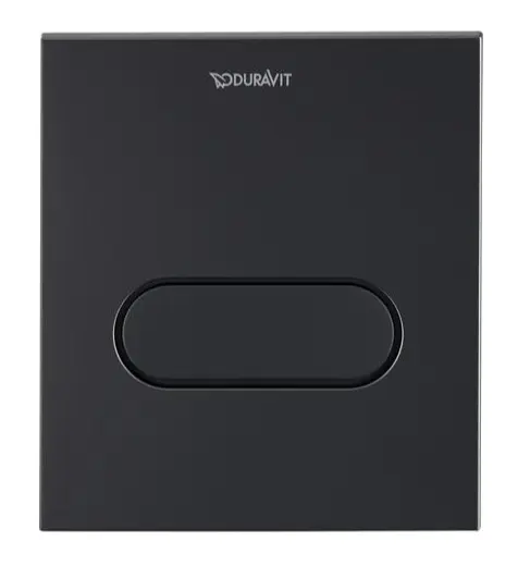 Duravit DuraSystem - urīna pisuāra vadības plate, melni matēta WD5004031000